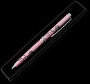 Pink Pearlised Pen with Crystal band in Sea Gems Mackintosh Rose design