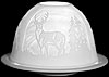 Porcelain Dome Light in Deer Design