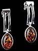Amber Nouveau Earring in Amber design