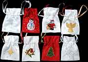 Collection of gift bags in Magical Christmas designs