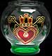Candle Holder in The Claddagh design