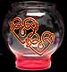 Candle Holder in Double Love Knot design