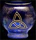 Candle Holder in Celtic Trinity Knot design