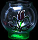 Candle Holder in Mackintosh Tulip design