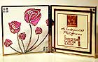Pink Photocard Photoframe in Full Rose Design