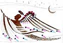 Greetings card in Gabrielle design