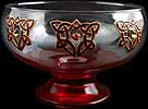 Bowl in Celtic Heart design