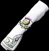 Highland Thistle table napkin in Scottish Thistle design