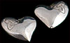 Heart Earrings in St Justin Trinity Heart design
