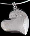 Heart Pendant in St Justin Trinity Heart design