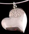 Heart Pendant in Lugh's Knot design