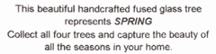 Label for Fused Glass Spring Tree