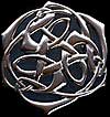 Tri-Loop Knot Brooch in Knox Style design