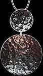 Pendant in Samba Double Disc design