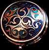 Pill box in Celtic Spiral design