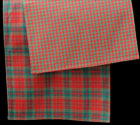 Reversible table runner in Plaid design