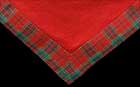 Table Cloth with Red centre in Plaid design