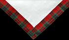 Table Cloth with White centre in Plaid design