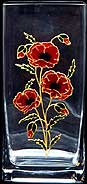 Vase in Poppy design