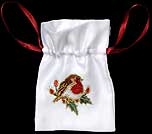 Gift bag in Magical Christmas Robin design