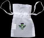 Favour / gift bag in Scottish Thistle design