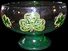 Bowl in Shamrock design