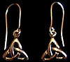 Drop Earrings in Celtic Trinity Knot design