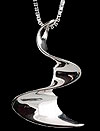 Pendant in Twist 3D design