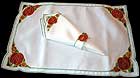Place Settings in Mackintosh Rose design