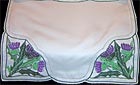 Table runner in Scottish Thistle design