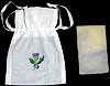 Gift or favour bag in Scottish Thistle design with soap