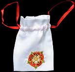 Gift or favour bag in Medieval Tudor Rose design