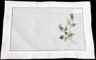 Pair of Alba Placemats in Scottish Thistle design