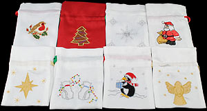 Magical Christmas Gift Bag Set in design