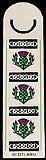 Bookmark in Scottish Thistle design