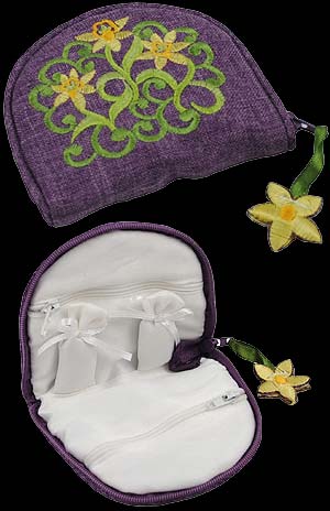 Purple Jewellery Purse