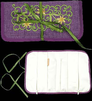 Purple Jewellery Roll