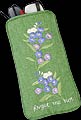 Double Spectacles Case in Forget-me-not Design