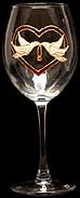Goblet in Doves & Hearts design
