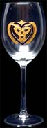 Goblet in Trinity Heart design