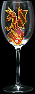 Goblet in Celtic Dragon design