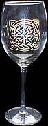 Goblet in Glamis Knot design