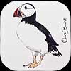 Coaster in Puffin Design