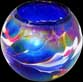 Friendship Mini Globe Tea Light in Blue