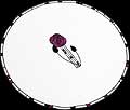 Large Mauve Doily in Mackintosh Rose and Lattice Design