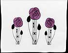 Small Table Runner in Mackintosh Rose and Lattice design