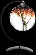 New Beginnings Tree of Life Glass Friendship Ball and Stand