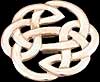 Brooch in Lugh's Knot design