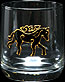 Tumbler in Celtic Horses design