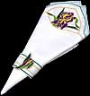 Pair of Table Napkins in Iris Nouveau design